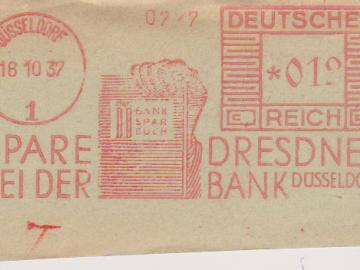 AFS-Ausschnitt, Düsseldorf, Dresdner Bank, 18.10.37