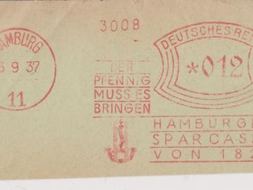 AFS-Ausschnitt,  Hamburg, Hamburger Sparcasse, 16.9.37