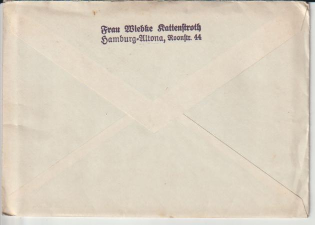 DDP Niederlande, Mi. 483,485 von Hamburg nach Den Haag, 23.10.40, mit Briefinhalt