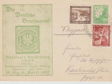 PP, Die Deutsche Briefmarke, Nat.Ausst. 1937, SST Berlin