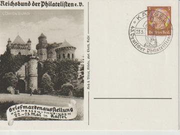 PP, Briefmarken-Ausst. Kassel, SST 23.5.37